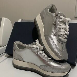 Johnston & Murphy Silver Sneakers